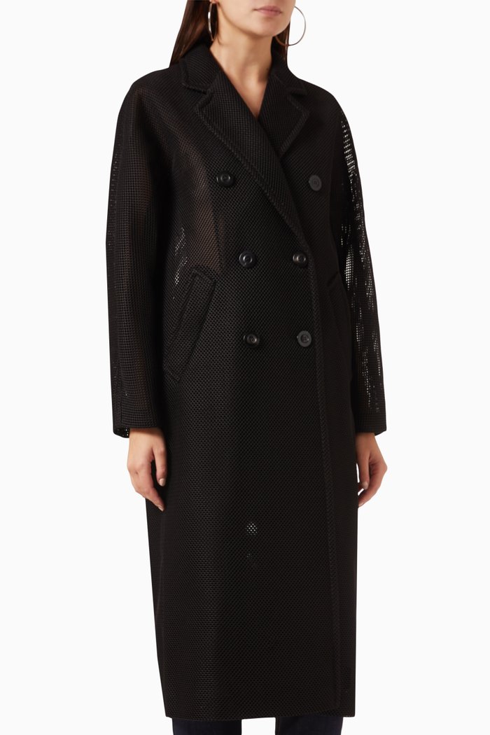 Madame1 Oversized Coat in Wool, Black