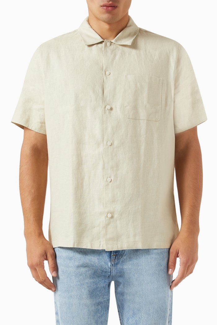 

Avan JF Shirt in Organic Cotton, Neutral
