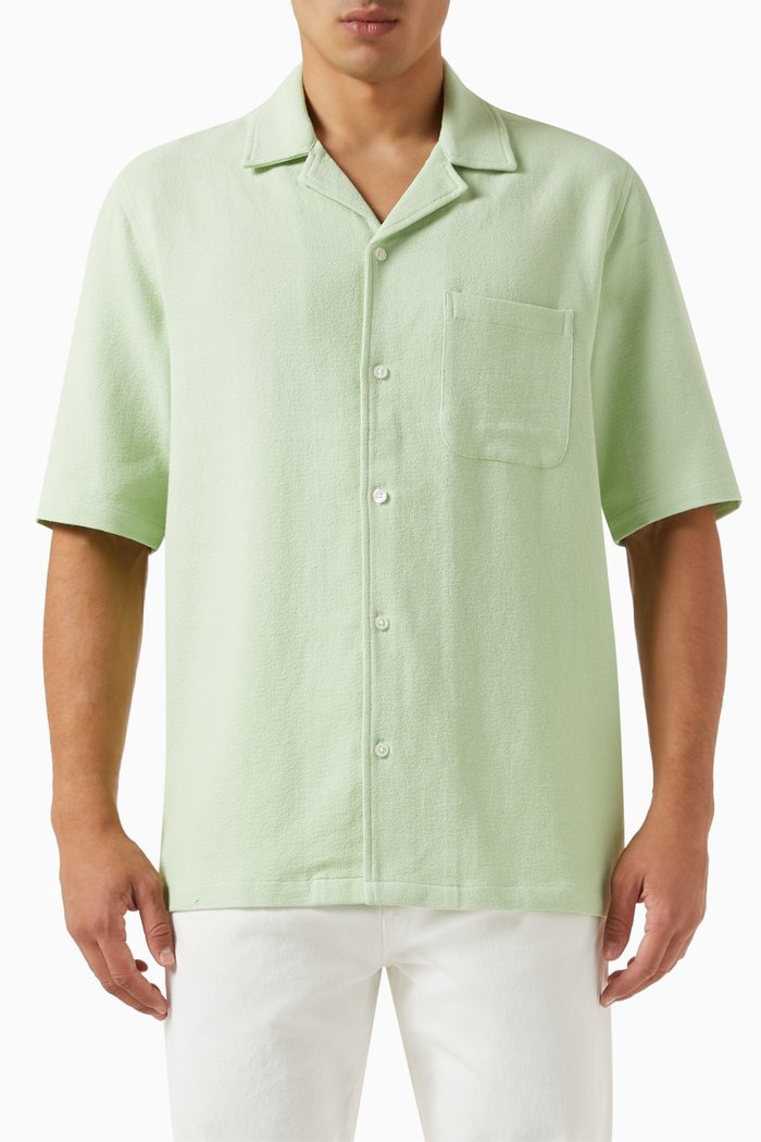 

Oscar AF Shirt in Cotton, Green