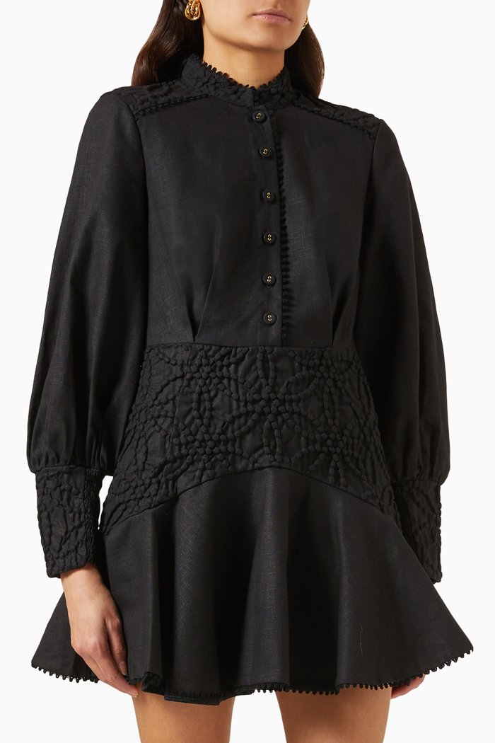 

Lully Mini Dress, Black
