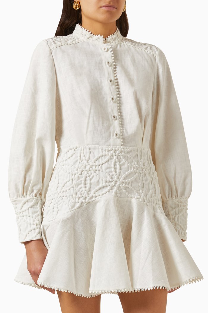 

Lully Mini Dress, Neutral