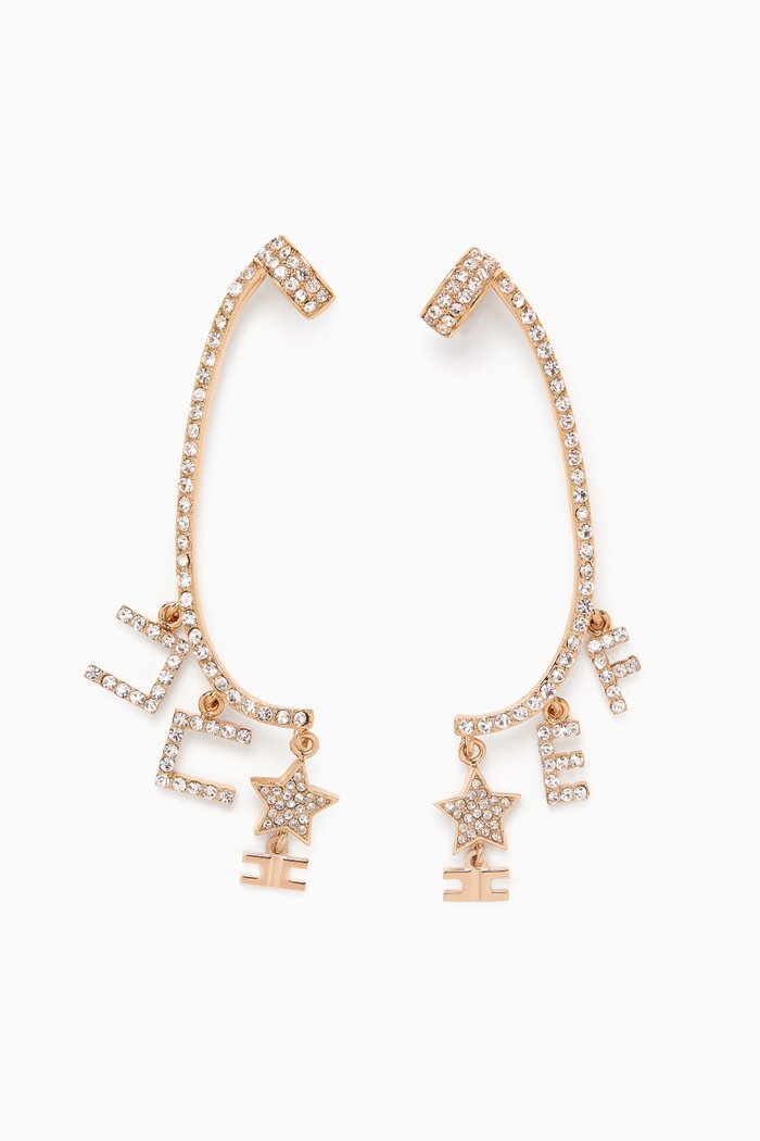 

Charm Earcuff Earrings in Metal, Gold