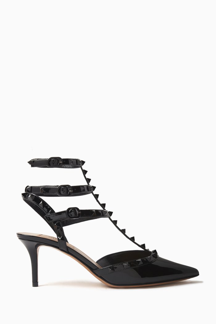 

Valentino Garavani Rockstud 65 Pumps in Patent Leather, Black