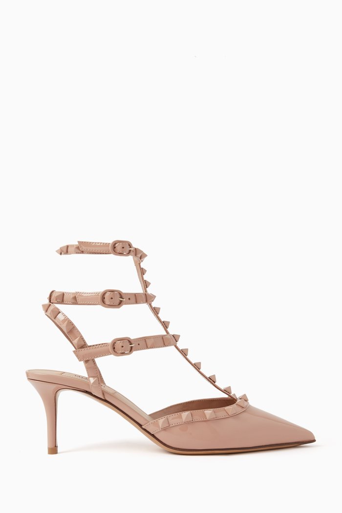 

Valentino Garavani Rockstud 65 Pumps in Patent Leather, Pink