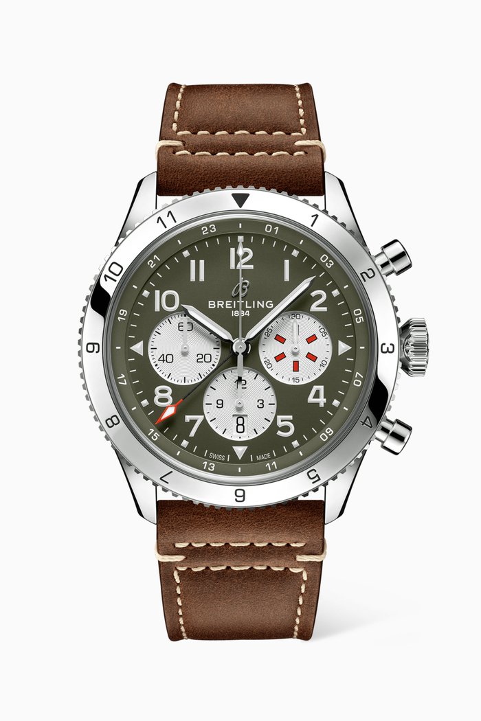 

Super AVI B04 Chronograph GMT 46 Curtiss Warhawk, Green