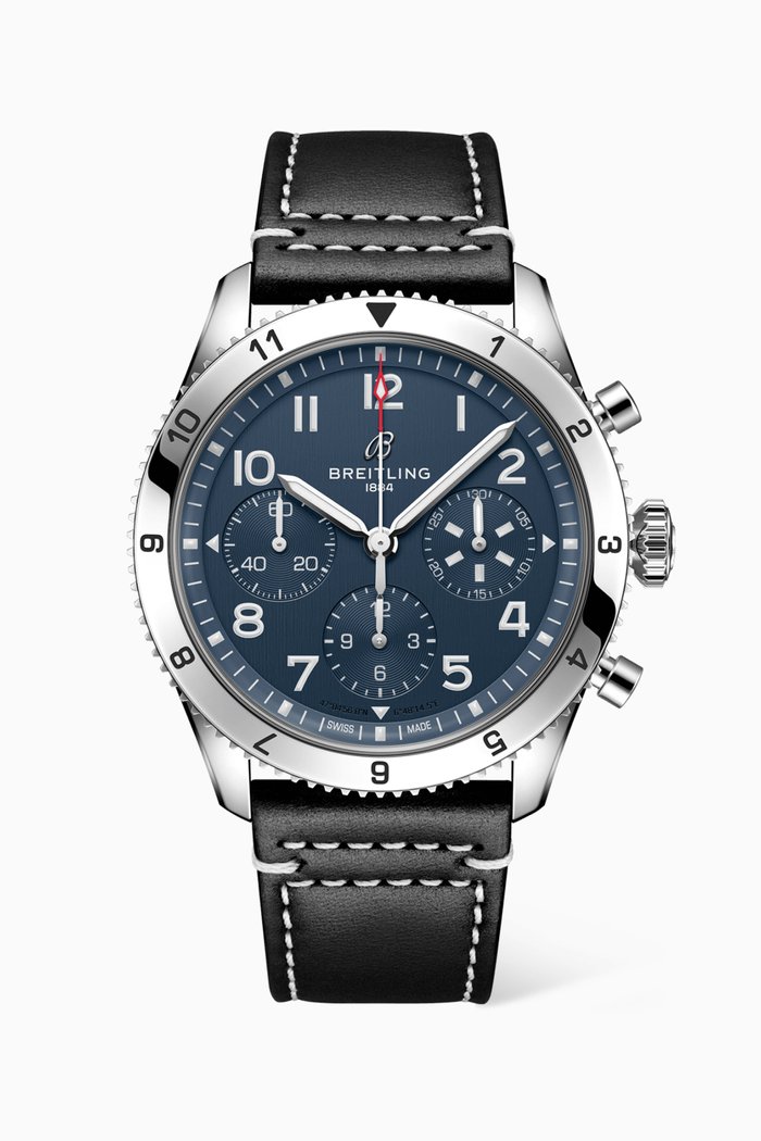 

Classic AVI Chronograph 42 Tribute to Vought F4U Corsair, Blue