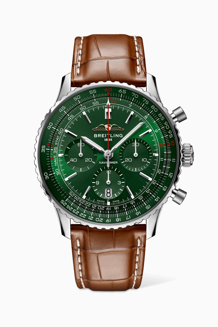 

Navitimer B01 Chronograph 43 Etihad Airways, Green