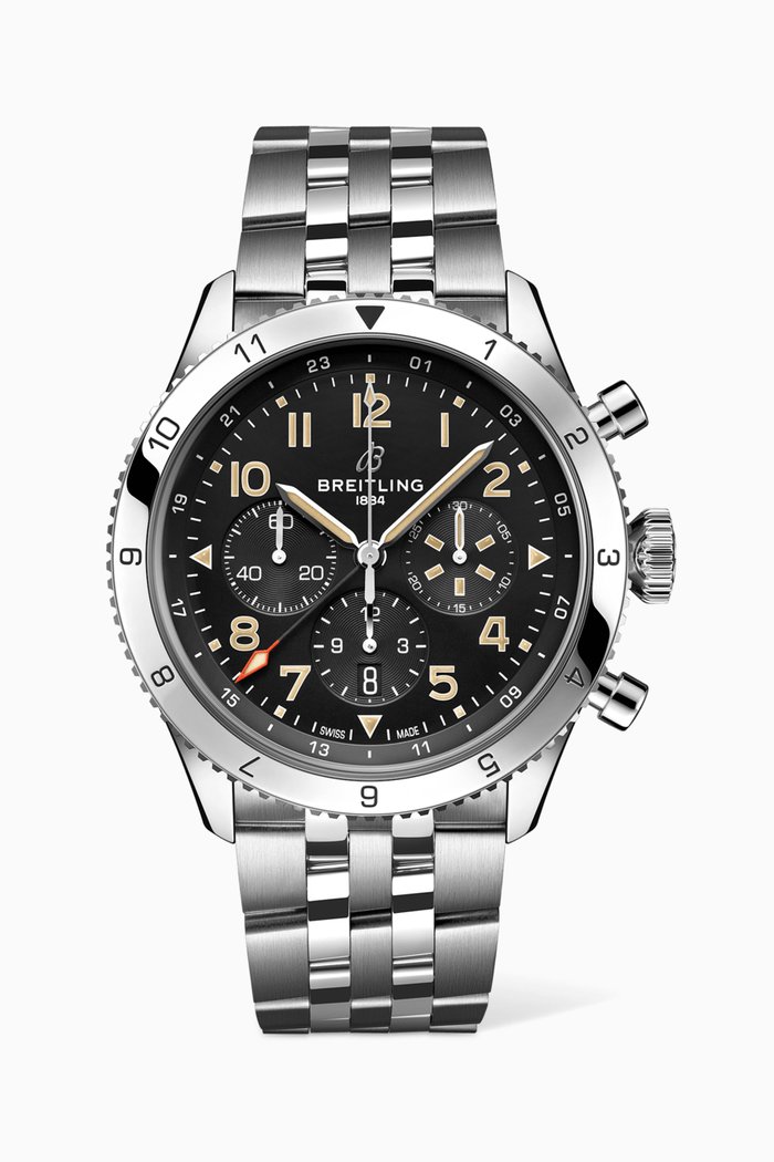 

Super AVI B04 Chronograph GMT 46 P-51 Mustang, Black