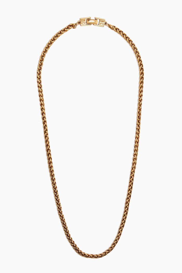 

1980s Byzantine Chain Necklace, Gold
