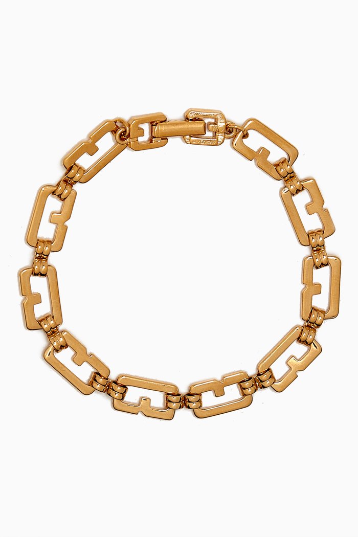 

1980s G-link Chain Bracelet, Gold