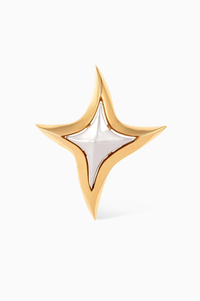 

1978 Star Brooch, Gold