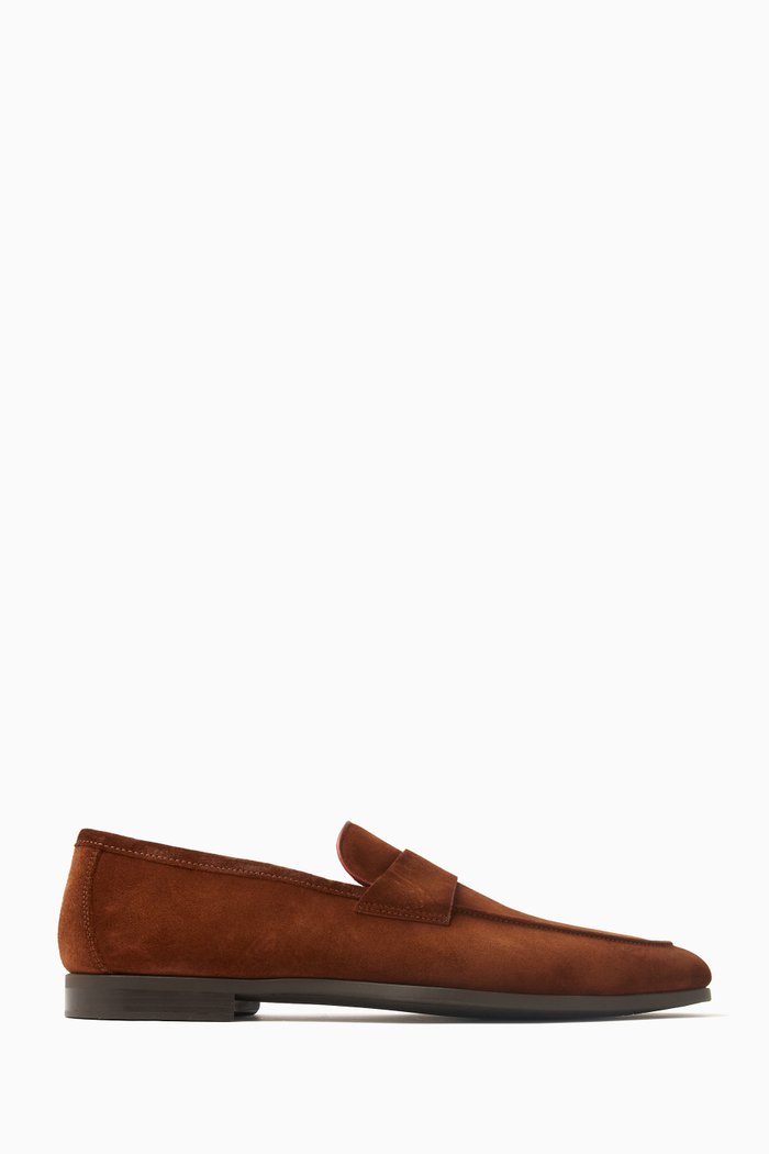 

Aston Loafers in Suede, Brown