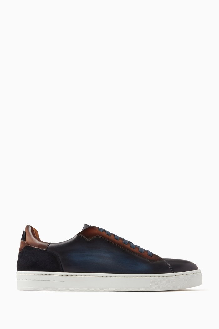 Ottawa Sneakers in Leather, Blue