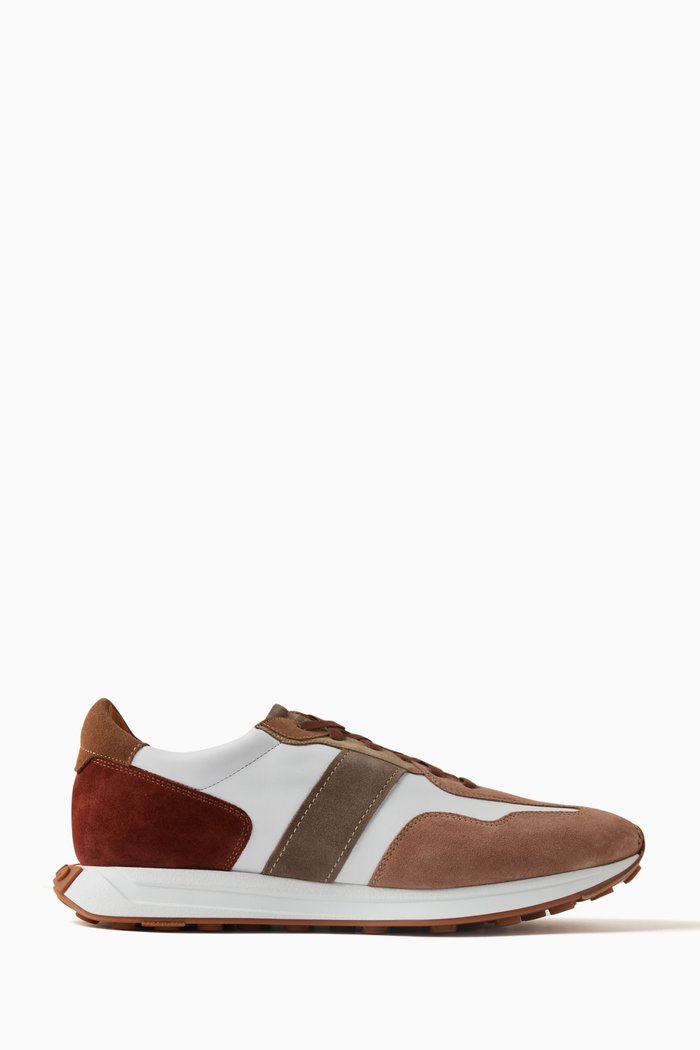 

Adra Sneakers in Leather & Suede, Multicolour