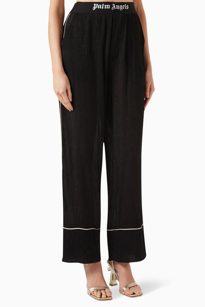 

Soiree Pyjama Pants in Viscose, Black