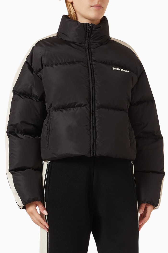 

Side-stripe Puffer Jacket in Nylon, Multicolour