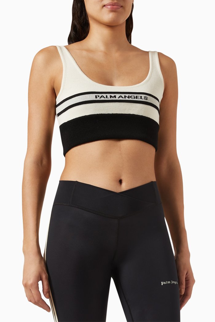

Racing Bra Top in Soft Merino Wool, Multicolour