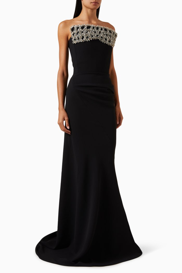 

Justice Embellished Gown, Black