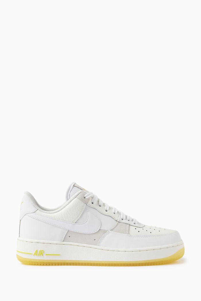 

Air Force 1 Gel Sneakers in Leather, Yellow
