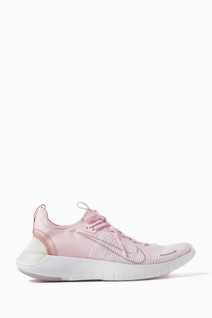

Free RN Next Nature Sneakers in Flyknit Textile, Pink