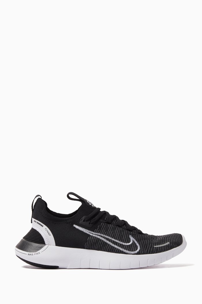 

Free RN Next Nature Sneakers in Flyknit Textile, Black