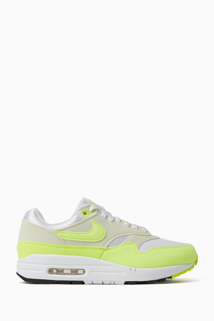 

Air Max 1 '87 Sneakers in Mesh & Leather, White