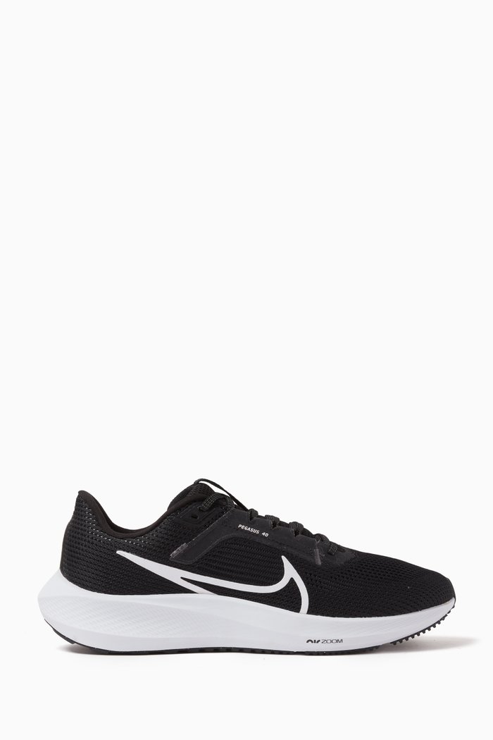 

Air Zoom Pegasus Sneakers in Stretch Knit, Black