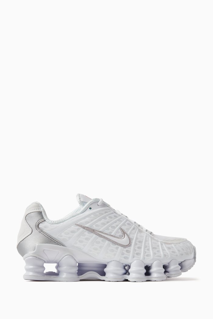 

Shox TL Sneakers in Mesh, White
