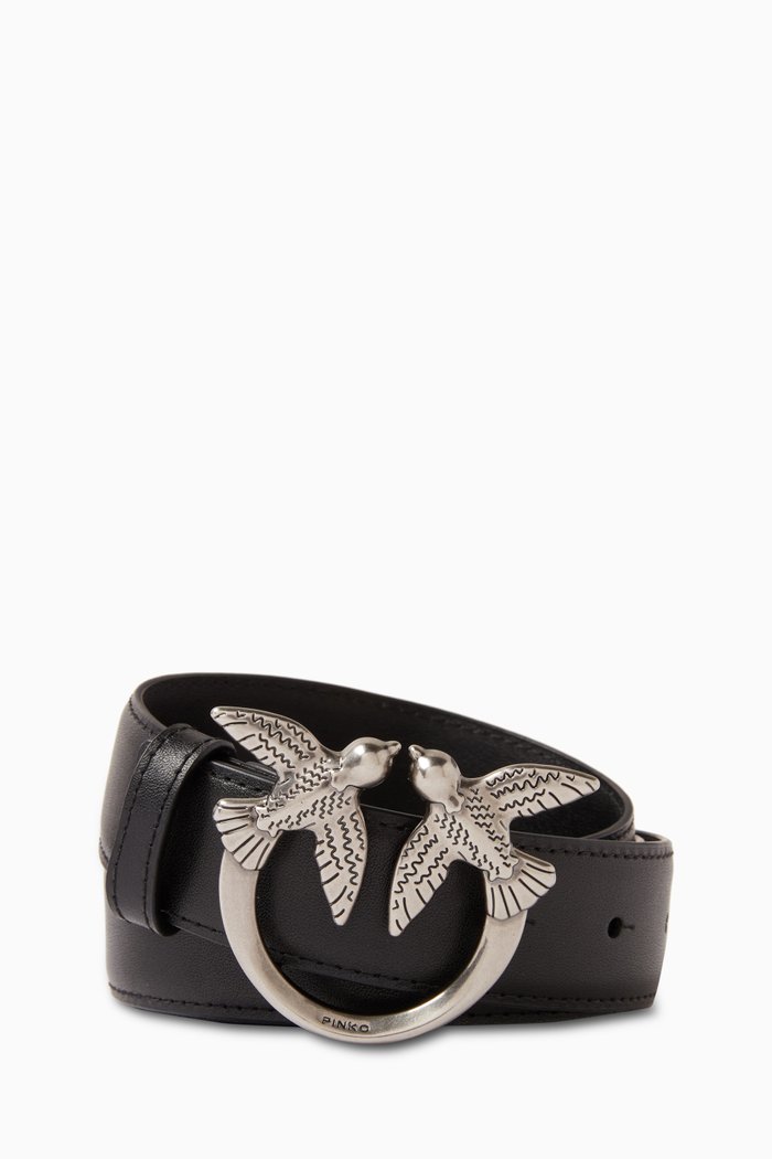 

Love Berry Belt in Leather, Black