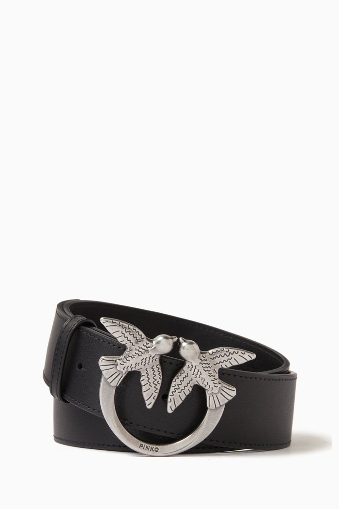 

Love Berry Belt in Leather, Black