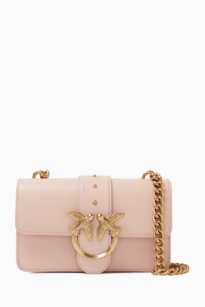 

Mini Love One Bag in Smooth Leather, Pink