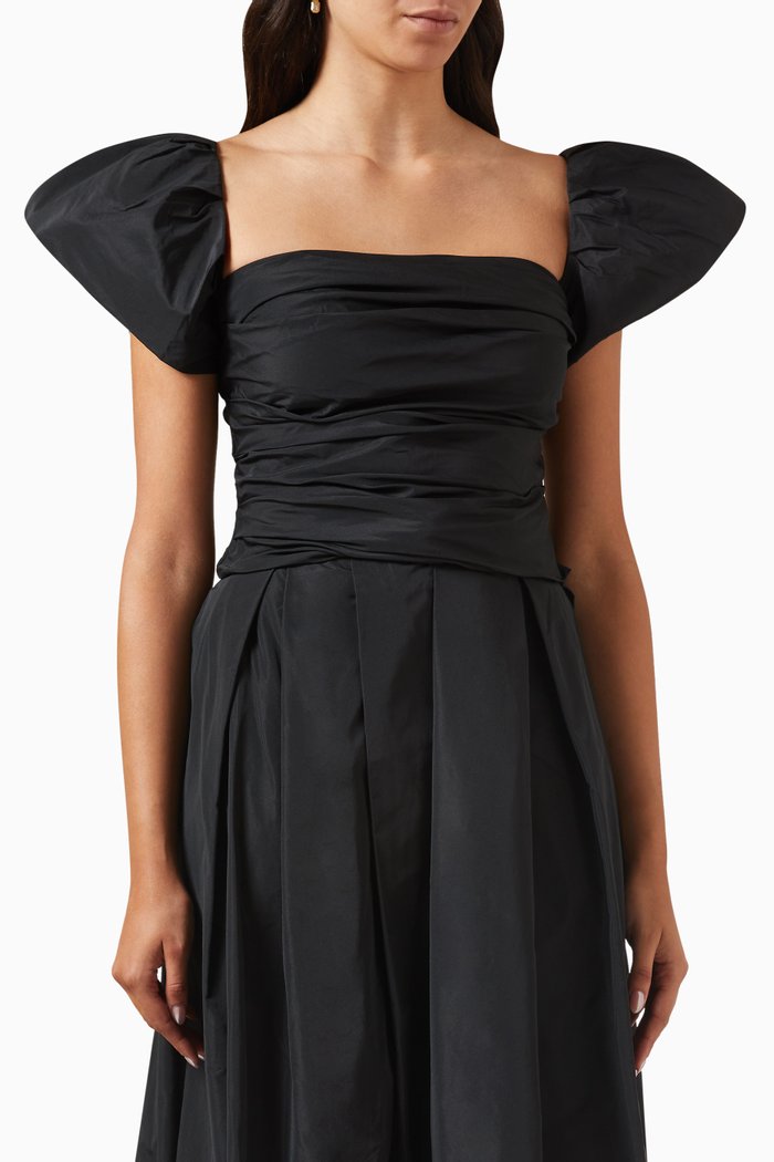 

Debra Top in Taffeta, Black