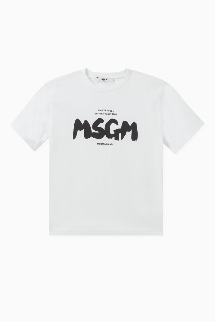 

Logo-print T-shirt in Cotton, White