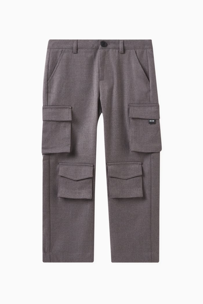 

Cargo Pants in Cool Wool, Grey