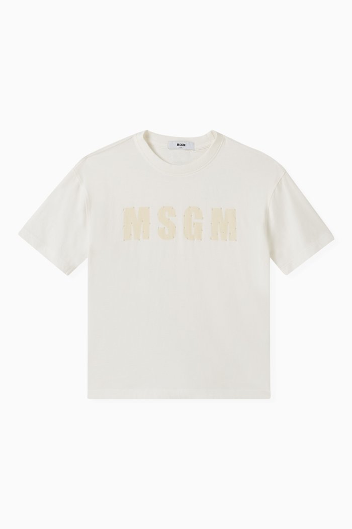 

Logo T-shirt in Jersey, Neutral