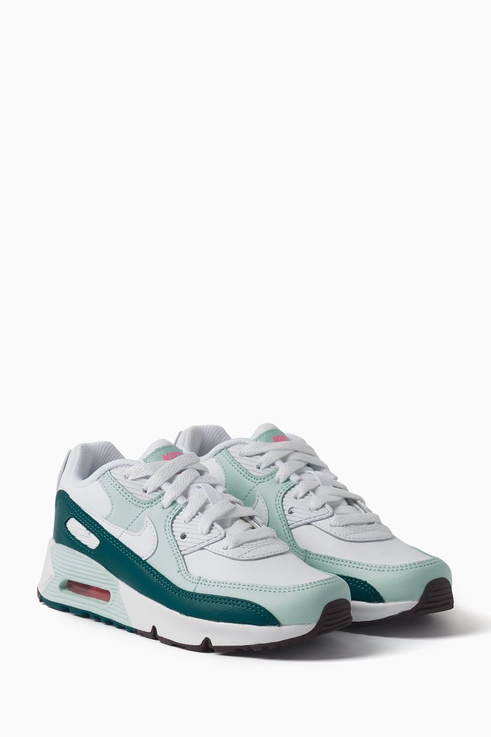 

Junior Air Max 90 Sneakers in Mesh, Multicolour