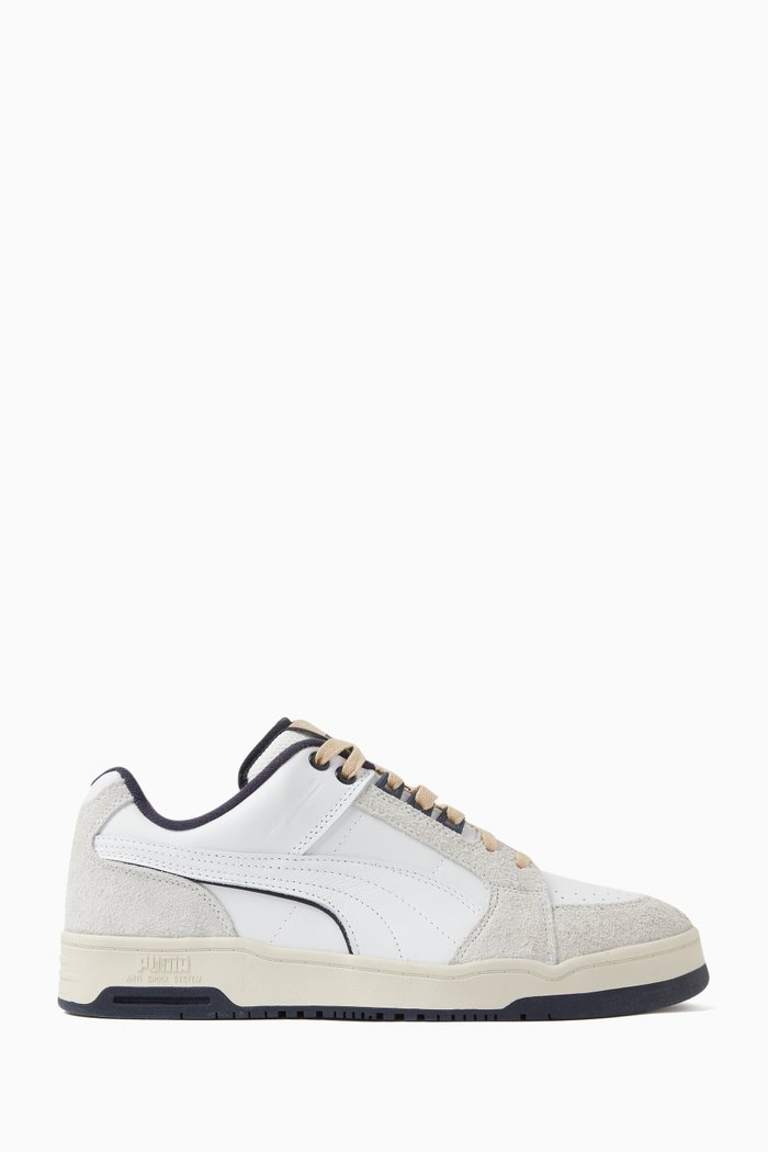 

Slipstream Lo Service Line Sneakers in Leather, White