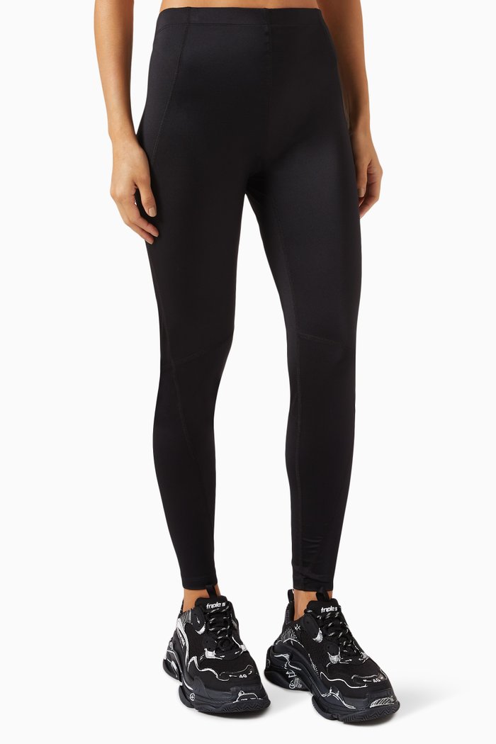 

Sporty B Activewear Leggings, Black