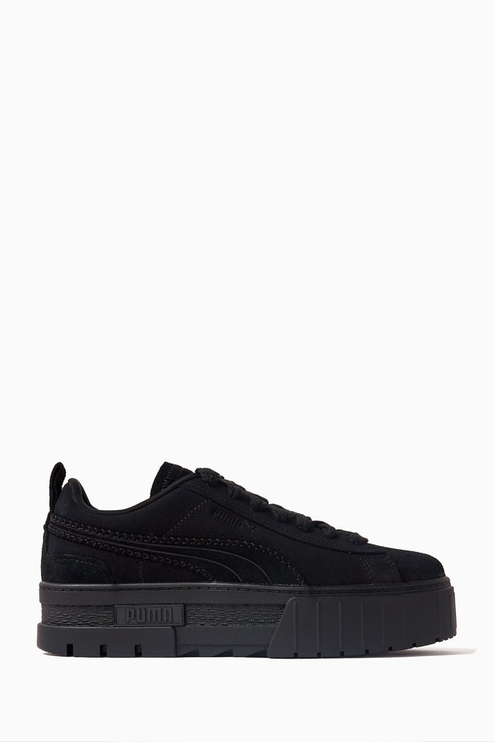 

Mayze Reclaim Sneakers in Suede, Black
