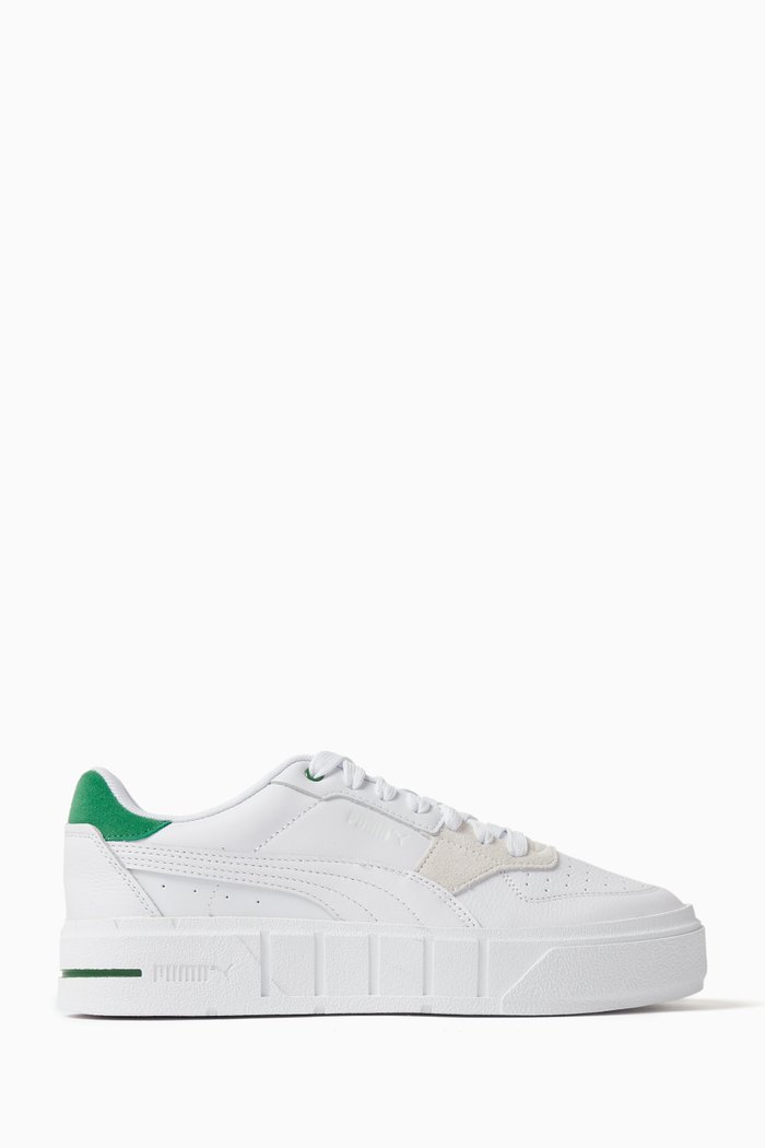

Cali Court Match Sneakers in Leather, Green