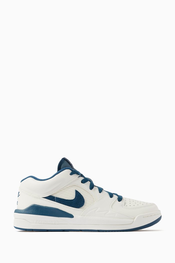 Jordan Stadium 90 Sneakers in Leather, Blue