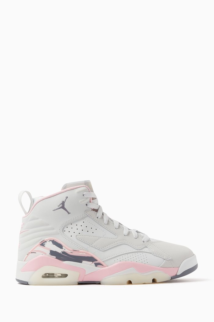 

Jordan MVP 678 “Shy Pink” Sneakers in Leather, Grey