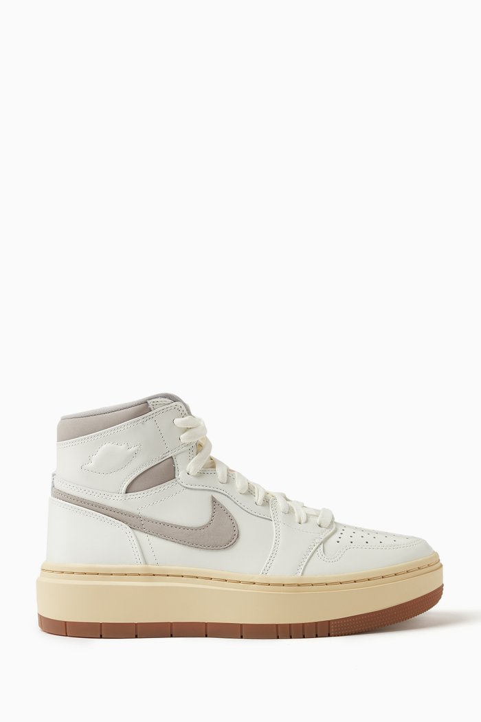 

Air Jordan 1 Elevate High-top Sneakers in Leather, White