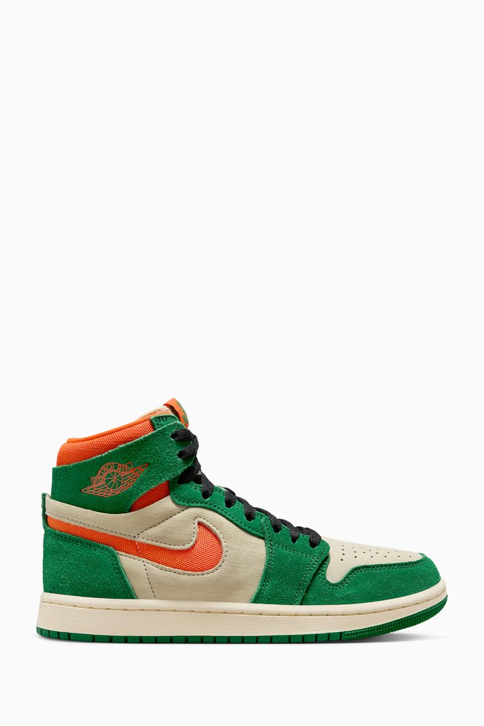 

Air Jordan 1 ZM Air CMFT 2 Sneakers in Suede, Green