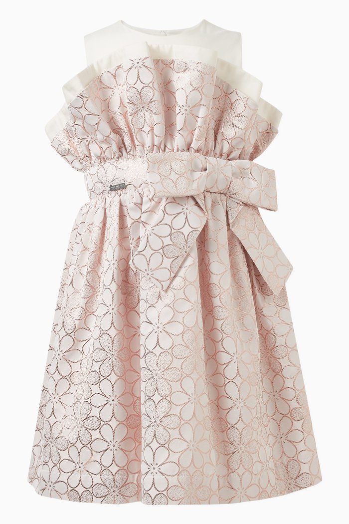 

Ray Of Light Dress in Cotton Blend, Gold