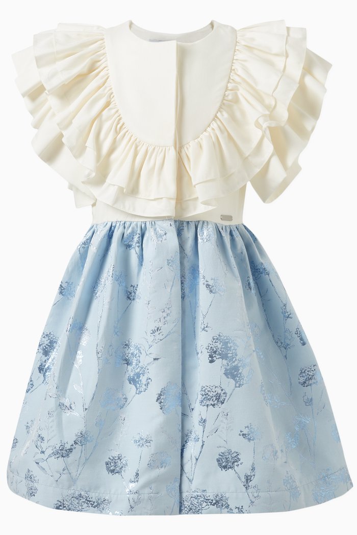 

Maude Dress in Cotton Blend, White