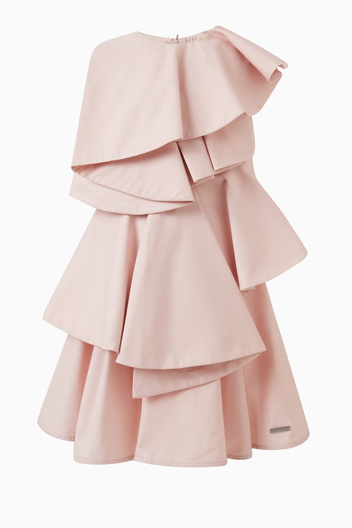 

Skyline Dress in Cotton, Pink