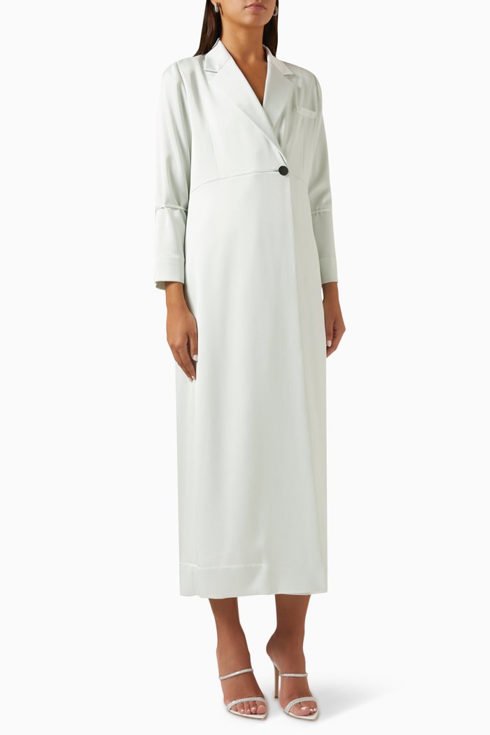 

Suit Abaya in Crepe, Green