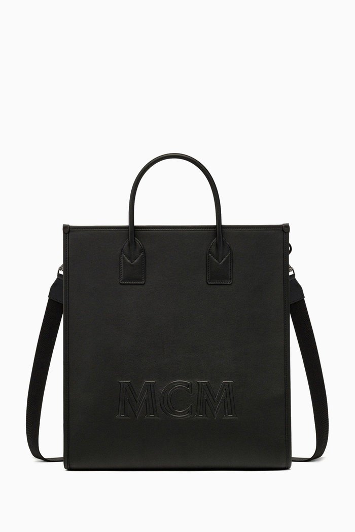 

Medium Klassik Tote Bag in Spanish Calf Leather, Black