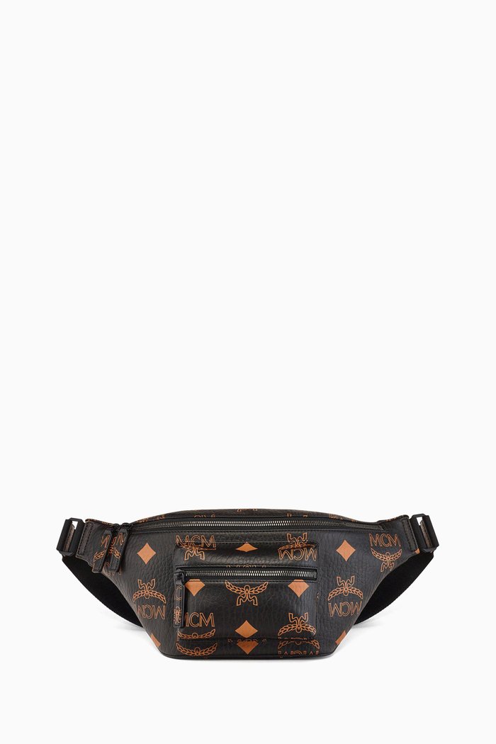 

Medium Fursten Belt Bag in Maxi Visetos Canvas, Black